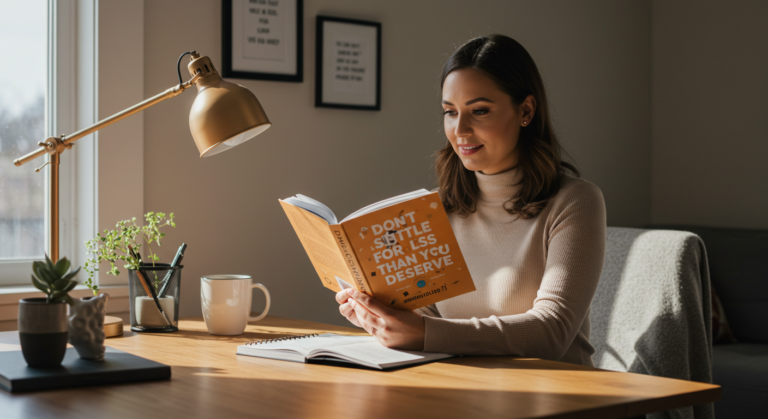 LENDO O LIVRO Não Aceite Menos do Que Você Merece" DOWNLOAD
