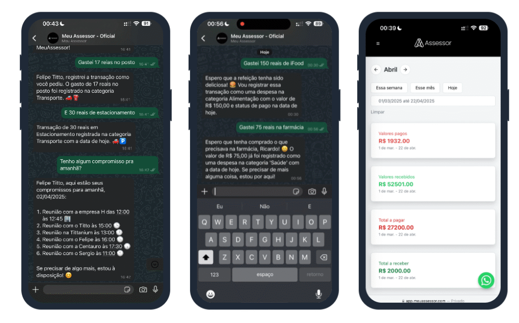 Meu Assessor no WhatsApp: Como a Plataforma de IA Revoluciona Sua Organização Pessoal e Financeira 1 https://www.empresarioconectado.com.br/meu-assessor-no-whatsapp-como-a-plataforma-de-ia-revoluciona-sua-organizacao-pessoal-e-financeira/ Meu Assessor no WhatsApp: Como a Plataforma de IA Revoluciona Sua Organização Pessoal e Financeira Empresario Conectado
